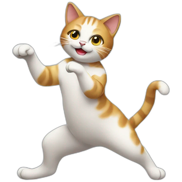 Dancing cat emoji