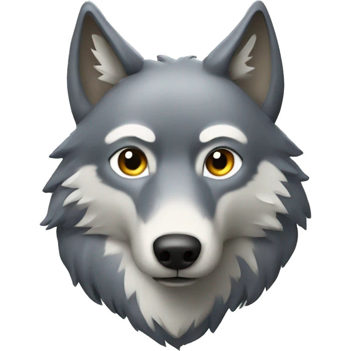 wolf in the forest emoji