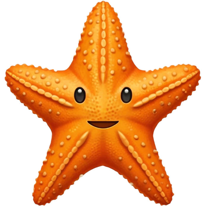 Estrella de mar normal sin rostro emoji
