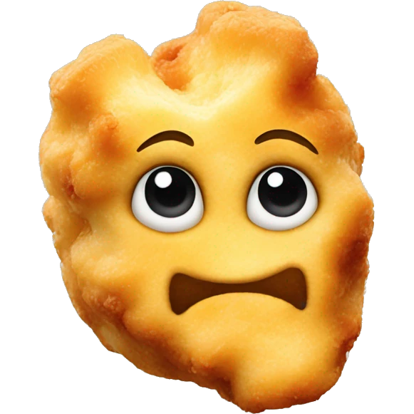 Deep fried cheese curds emoji