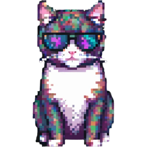 Cat wearing sunglasses emoji