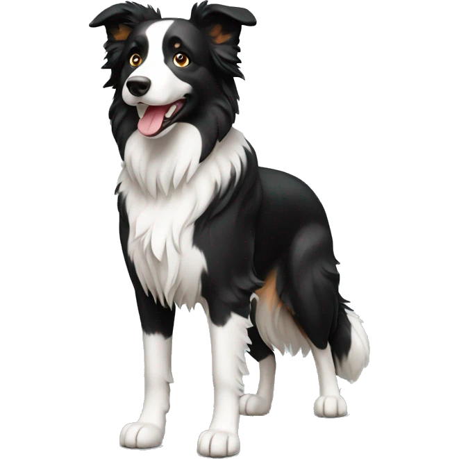 Border Collie Dog Full Body emoji