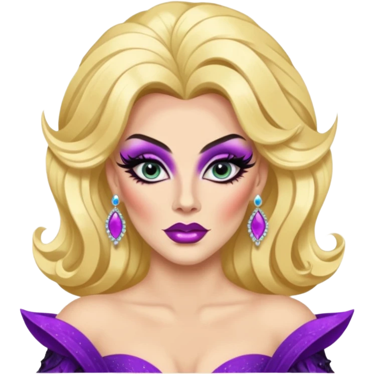 very sexy  drag queen baddie emoji
