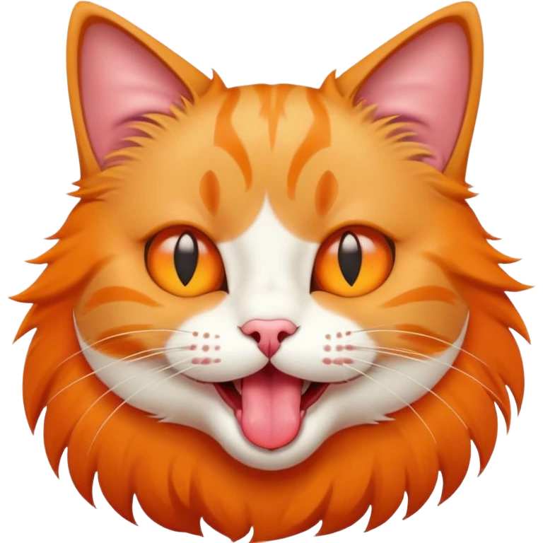 Cat with tongue out emoji