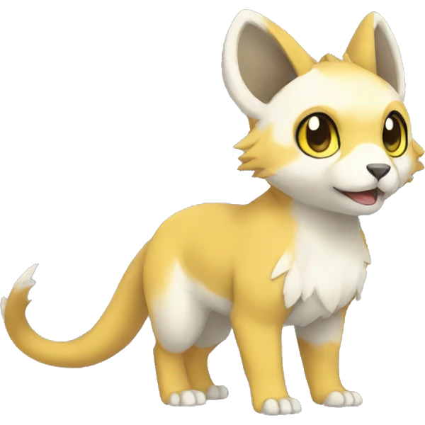 Cute cool animal hybrid Fakemon full body emoji