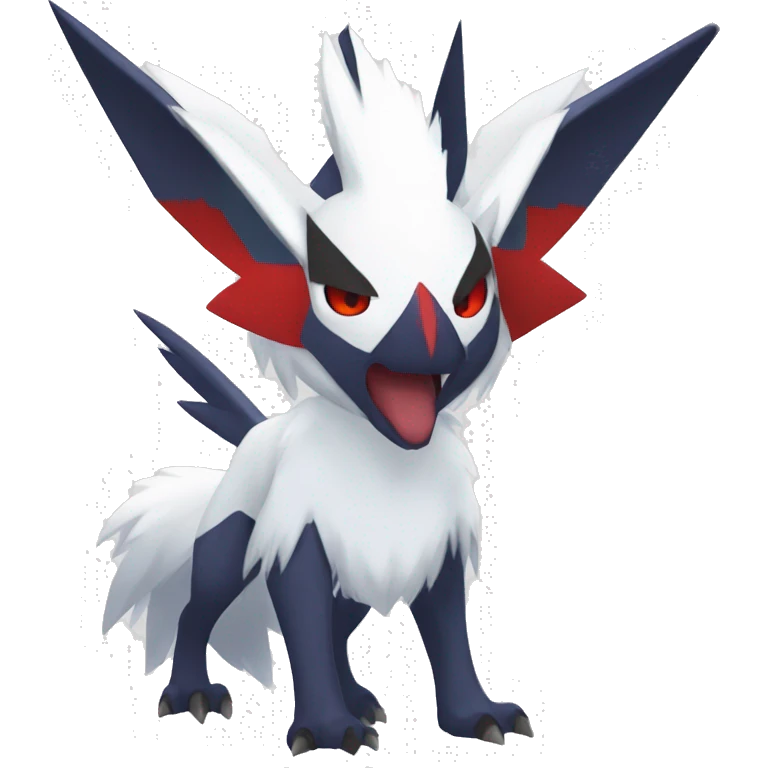 Cool Edgy Absol-Zangoose-Quilava, full body emoji