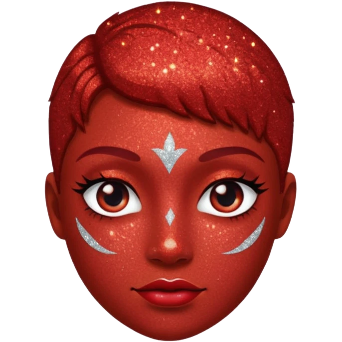 glitter red user emoji