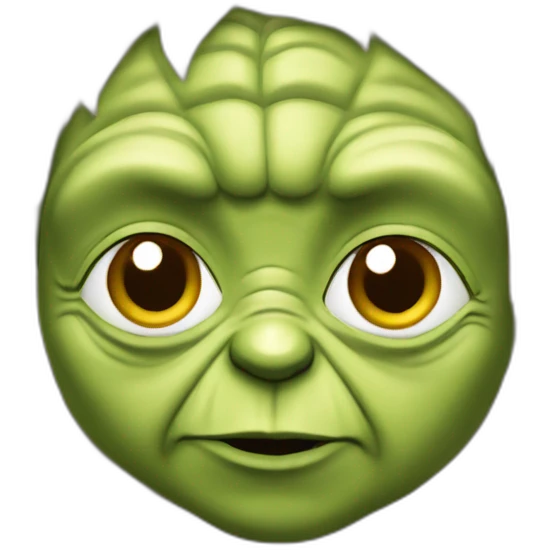 Yoda qui boit de la bière emoji