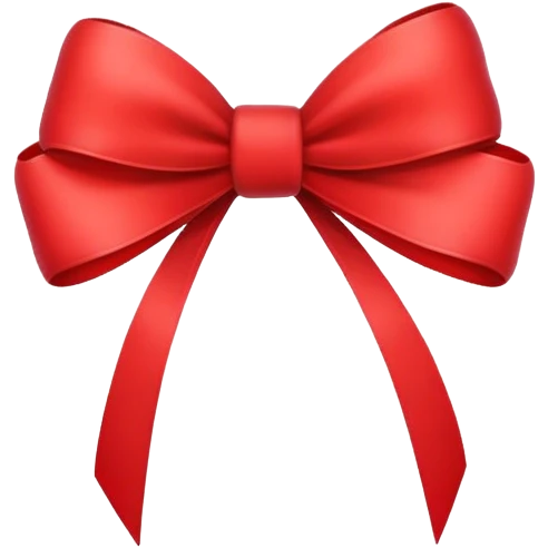 Lazo rojo  emoji