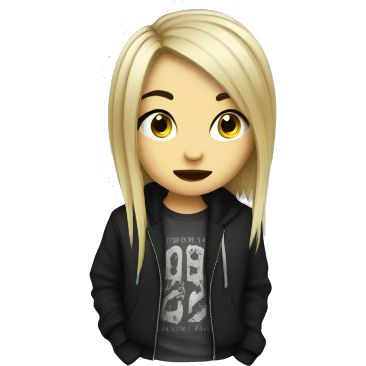 emo girl emoji