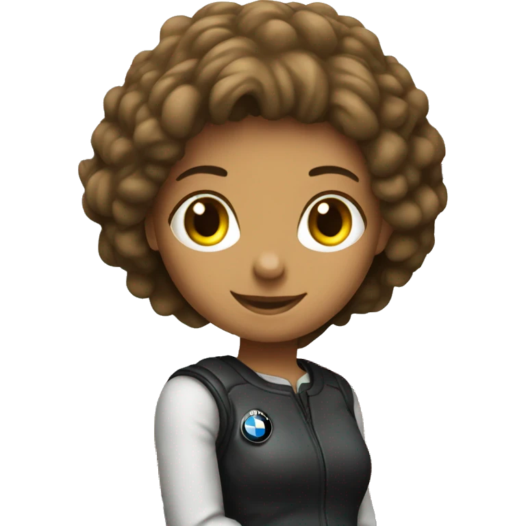 bmw and girl  emoji