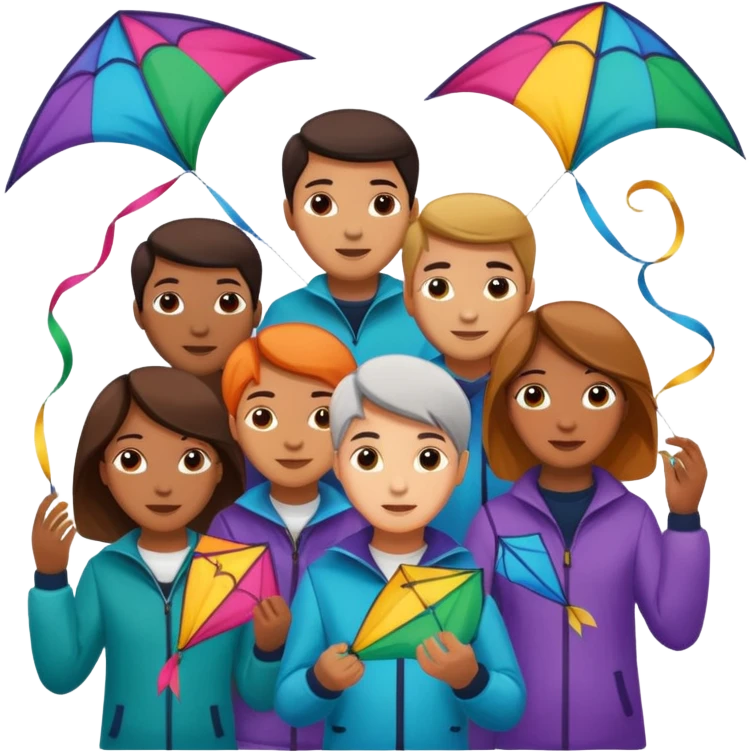 Kite Makers emoji