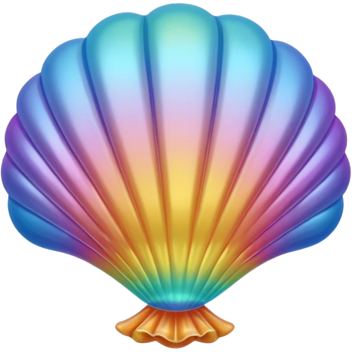 Seashell balloon style emoji