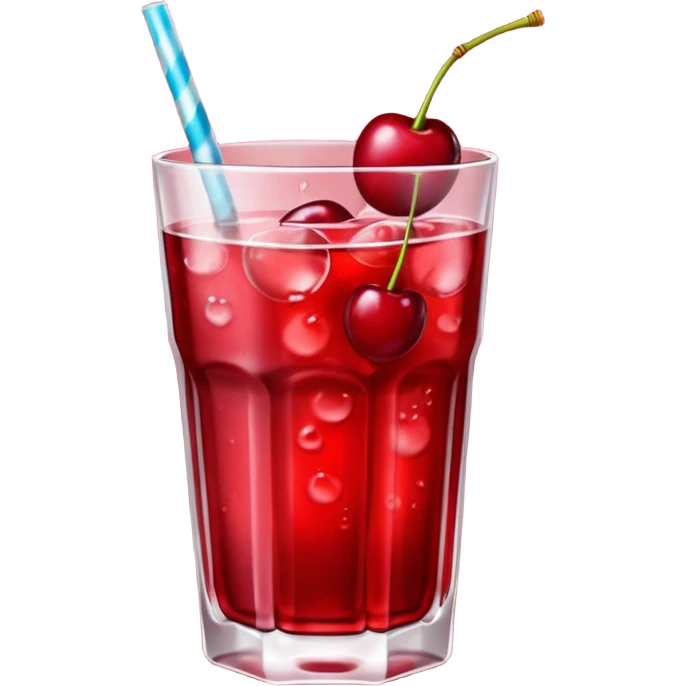 red drink emoji