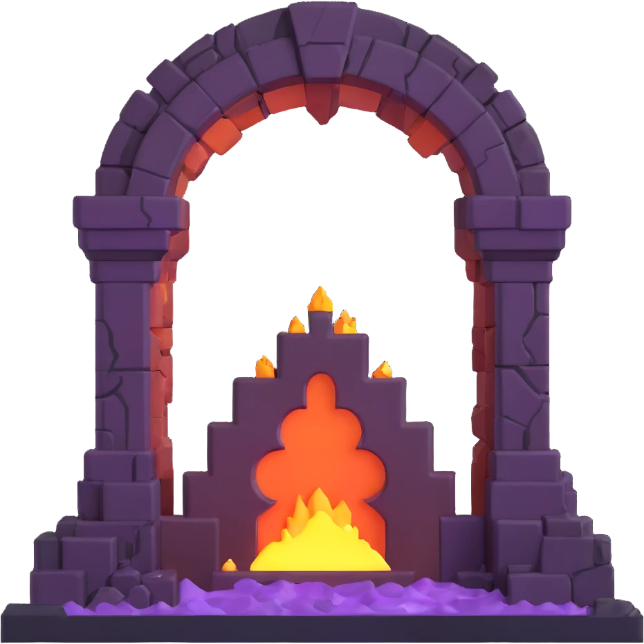 Minecraft Nether portal emoji