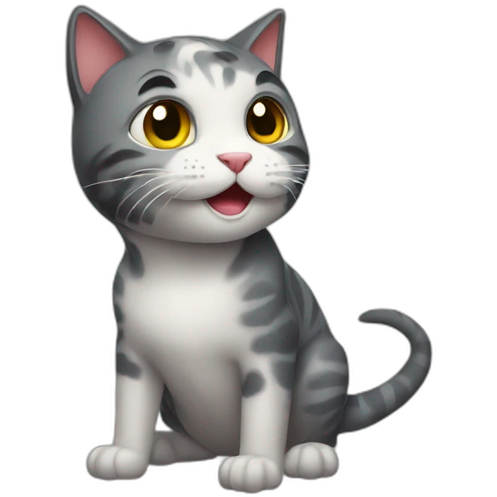 cat + dino emoji