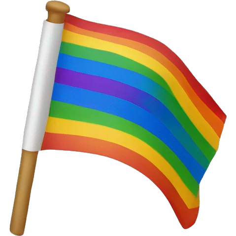 Bandera LGBT emoji
