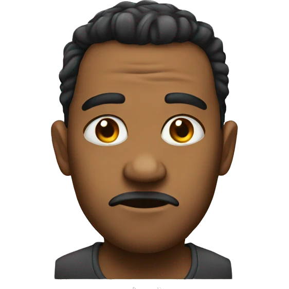 Side eye ugly emoji