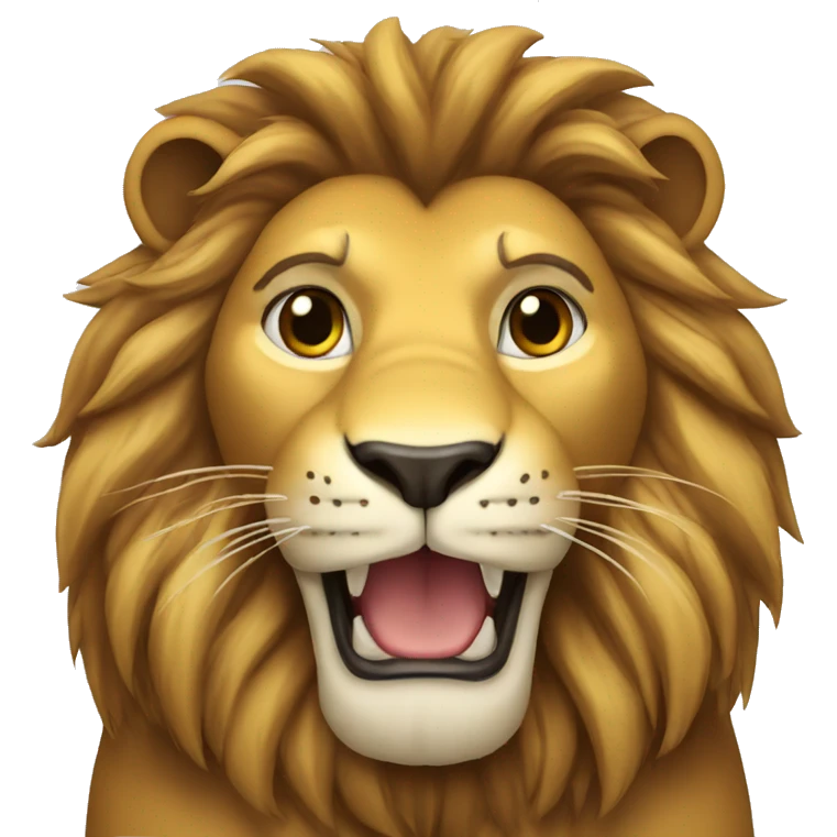 Lion with thumps up  emoji