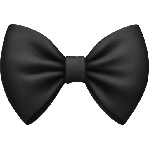 black bow emoji