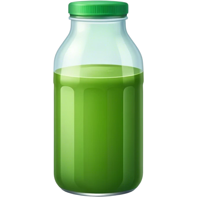 Bottled green juice emoji