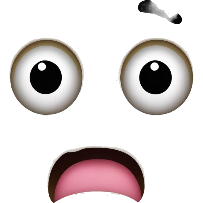 Face with eyes both looking to the left and tongue out emoji