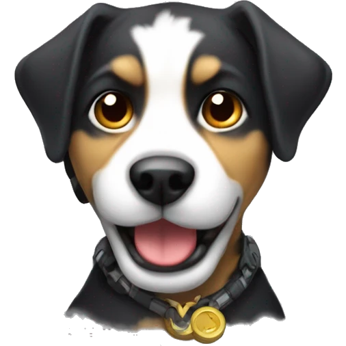 bilisayar oynayan gamer köpek emoji