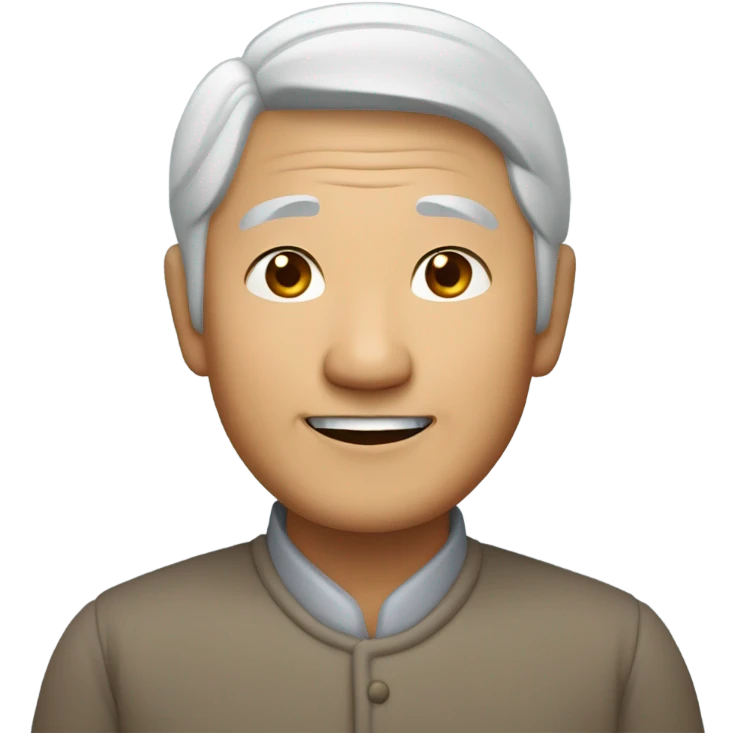 a lovely asian old man emoji