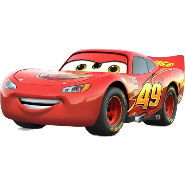 lightning mcqueen saying kachow emoji