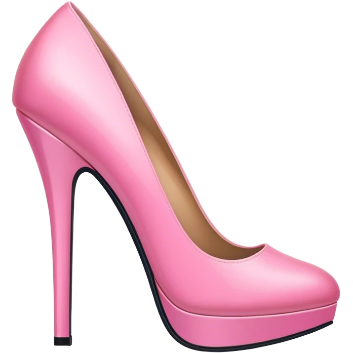 Pink shoes emoji