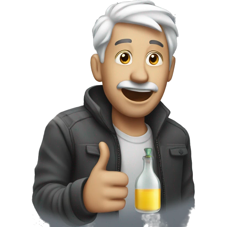 Man passing gas emoji