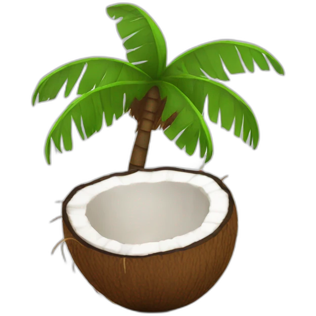 Coconut emoji
