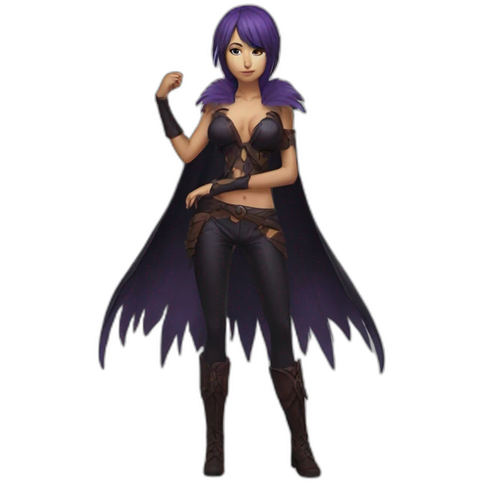 morrigan fullbody emoji