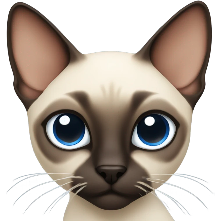 Siamese cat emoji