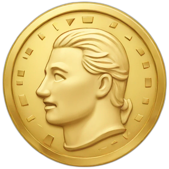 golden coin emoji