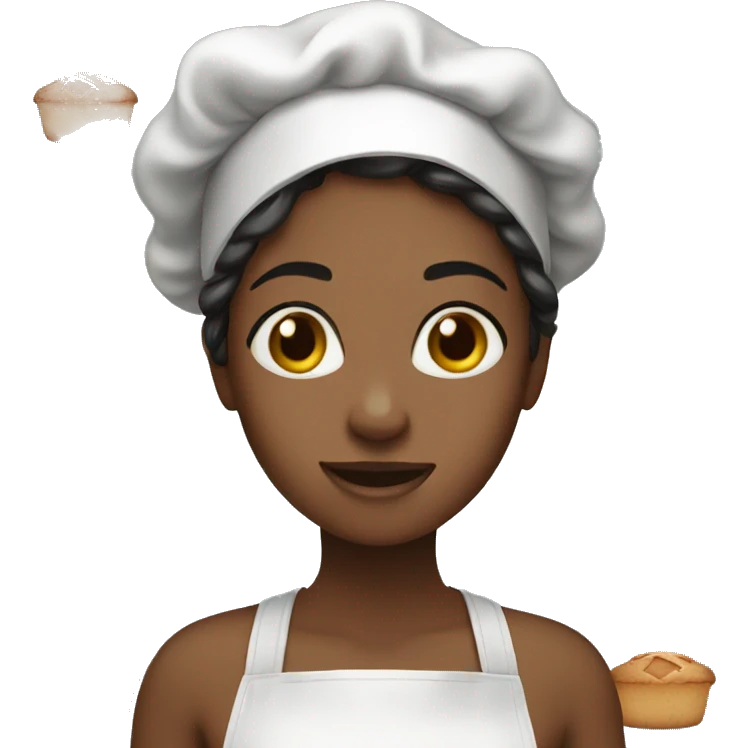 Baking girl emoji
