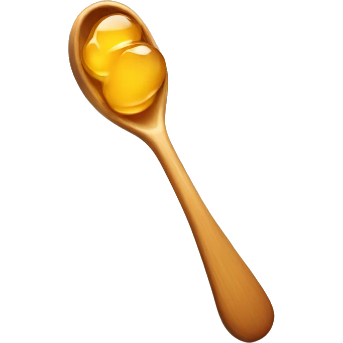 Little spoon of honey emoji