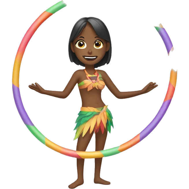 Hula hoop emoji