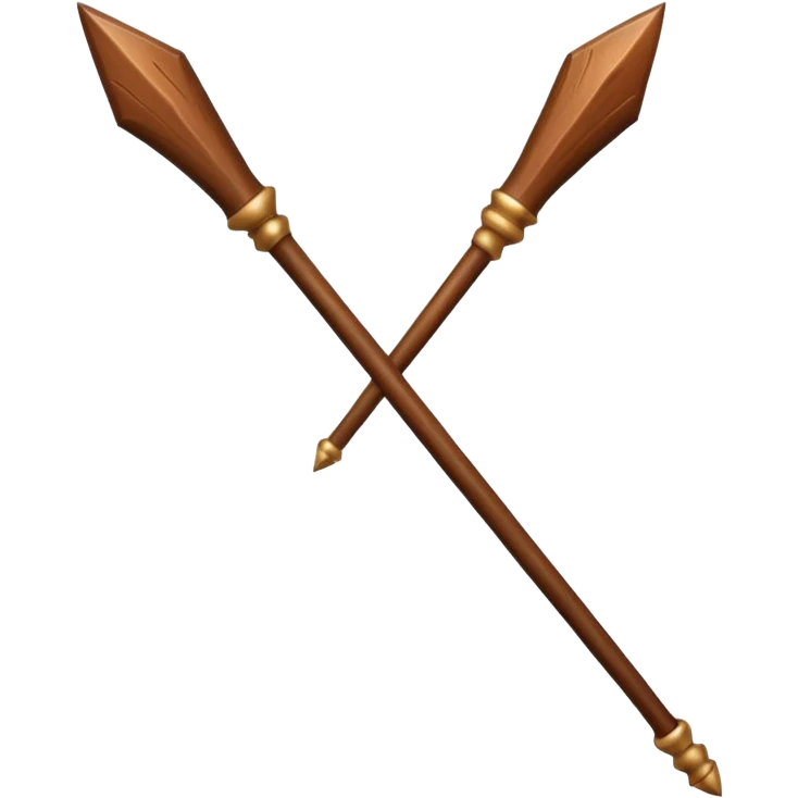 wooden spear emoji