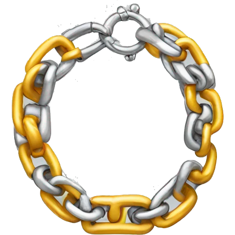 chain link bracelet emoji