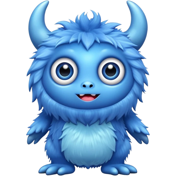 Huggy Wuggy blue monster emoji