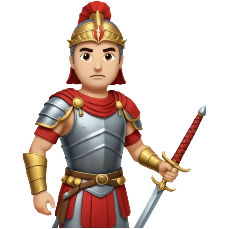 Famoso general cartagines de alto rango de la época púnica, estratega militar muy importante foto del cuerpo entero emoji