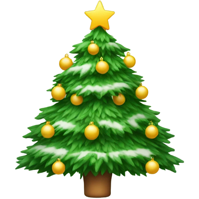 Christmas tree wishing merry Christmas emoji