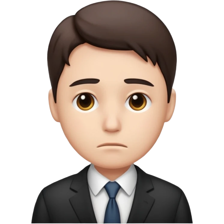 sad businese emoji