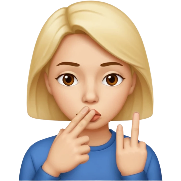 add-a-finger-in-front-of-the-pursed-lips-to-clearly-show-the-shushing-gesture emoji