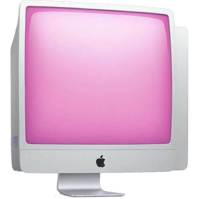 imac pink emoji