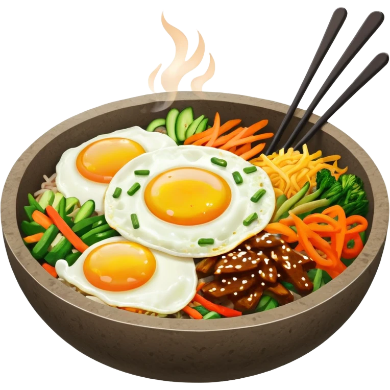 韓国石焼きビビンバ emoji