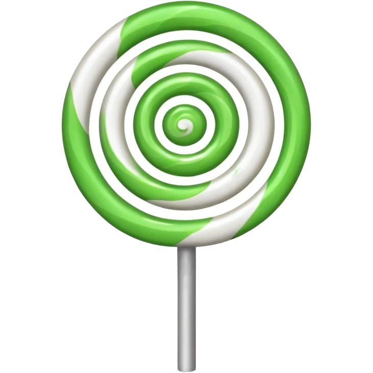 glitter toxic white lollypop 
 emoji