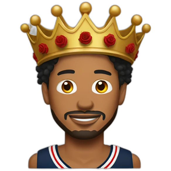 derrick rose with crown emoji