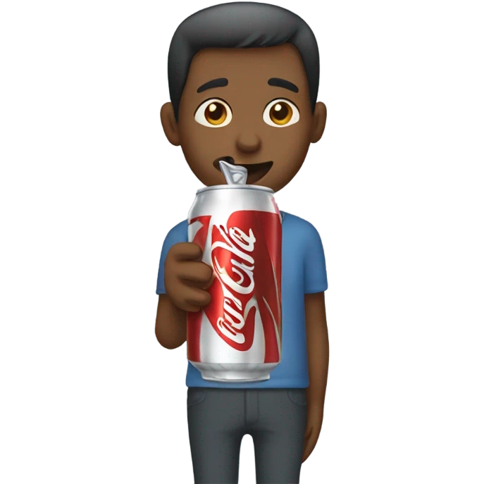 Drinking Diet Coke  emoji